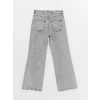 LCW Jeans Gri Wideleg Kadın Jean Pantolon
