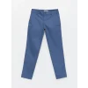 LCWAIKIKI Classic Indigo Dar Kalıp Gabardin Erkek Chino Pantolon