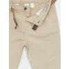 LCW Kids Bej Basic Erkek Bebek Kemerli Pantolon