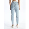 LCW Jeans Indigo Slim Mom Kadın Jean Pantolon