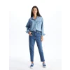LCW Jeans Indigo Slim Mom Kadın Jean Pantolon