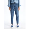 LCW Jeans Indigo Slim Mom Kadın Jean Pantolon