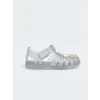 LCW STEPS Renksiz Baskılı Kız Bebek Sandalet