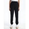 XSIDE Siyah Kadın Beli Lastikli Düz Jogger Eşofman Altı
