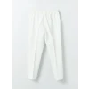 LCW Modest Beyaz Beli Lastikli Rahat Kalıp Kadın Pantolon