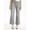 LCW Jeans Gri Wideleg Kadın Jean Pantolon