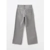 LCW Jeans Gri Wideleg Kadın Jean Pantolon