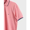 LCWAIKIKI Classic Pembe Polo Yaka Kısa Kollu Pike Erkek Tişört