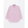 LCW Modest Lila Düz Poplin Kadın Gömlek Tunik