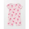 LCW baby Pembe Bisiklet Yaka Kız Bebek Tulum 2li