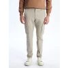 LCWAIKIKI Classic Bej Dar Kalıp Gabardin Erkek Chino Pantolon