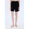 Defacto I6760 Siyah Yüksek Bel Kısa Paça Belmando Şort