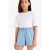 Defacto B6574 Mavi Kız Çocuk Jean Şort