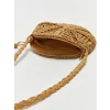 LCW ACCESSORIES Kahverengi Hasır Kadın Çapraz Çanta