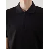 XSIDE Siyah Polo Yaka Erkek Tişört