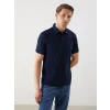 LCWAIKIKI Classic Lacivert Polo Yaka Kısa Kollu Erkek Tişört