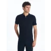 LCWAIKIKI Classic Lacivert Polo Yaka Erkek Tişört
