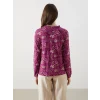LCW Grace Mürdüm Bağlamalı Yaka Çiçekli Bluz