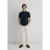 Mavi 066039-30651 Şerit Detaylı Lacivert Polo Tişört