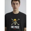 Mavi 0612662-70092 One Piece Baskılı Antrasit Tişört