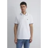 Mavi 066039-620 Şerit Detaylı Beyaz Polo Tişört