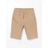 LCW Kids Bej Beli Lastikli Erkek Çocuk Bermuda
