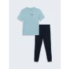 LC WAIKIKI Lacivert Standart Kalıp Erkek Pijama Takımı