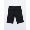 LCW Jeans Siyah Standart Kalıp Erkek Jean Şort
