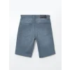 LCW Jeans Gri Slim Fit Erkek Jean Şort