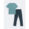 LC WAIKIKI Yeşil Standart Kalıp Erkek Pijama Takımı