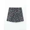 XSIDE Siyah Kısa Boy Desenli Erkek Deniz Şortu