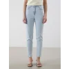 LCW Jeans Indigo Slim Mom Kadın Jean Pantolon