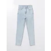LCW Jeans Indigo Slim Mom Kadın Jean Pantolon