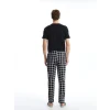 LC WAIKIKI Siyah Standart Kalıp Erkek Pijama Takımı
