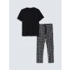 LC WAIKIKI Siyah Standart Kalıp Erkek Pijama Takımı