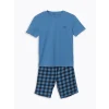 LC WAIKIKI Lacivert Standart Kalıp Erkek Şortlu Pijama Takımı