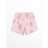 LCW Kids Pembe Gömlek Yaka Kız Çocuk Şortlu Pijama Takımı