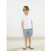 LCW Kids Beyaz Basic Cepli Erkek Çocuk Poplin Gömlek