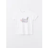 LCW Young Lila Bisiklet Yaka Baskılı Kısa Kollu Kadın Pijama Takımı