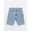 XSIDE Indigo Standart Kalıp Erkek Jean Şort
