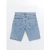 XSIDE Indigo Standart Kalıp Erkek Jean Şort
