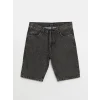 LCW Jeans Gri Standart Kalıp Erkek Jean Şort