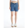 LCW Jeans Indigo Bermuda Fit Kadın Jean Şort