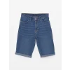 LCW Jeans Indigo Normal Bel Bermuda Fit Kadın Jean Şort
