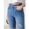 LCW Jeans Indigo Bermuda Fit Kadın Jean Şort