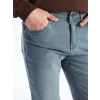 LCW Jeans Gri Slim Fit Erkek Jean Şort