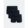 LC WAIKIKI Lacivert Standart Kalıp Pamuklu Esnek Erkek Boxer 3lü