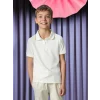 LCW Kids Ekru Polo Yaka Dokulu Erkek Çocuk Tişört