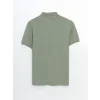 LCWAIKIKI Classic Yeşil Polo Yaka Kısa Kollu Pike Erkek Tişört