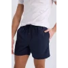 Defacto E1032 Lacivert File Astarlı Kısa Boy Deniz Şortu